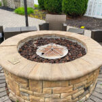 Round Outdoor Gas Fire Pit