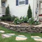 Dry Stone Stacked Retaining Wall