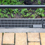 Gray Grating Outdoor Drain System