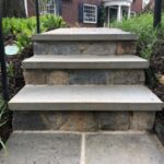 Outdoor Stone Entrance Steps