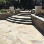 Stone Steps and Irregular Stone Patio 