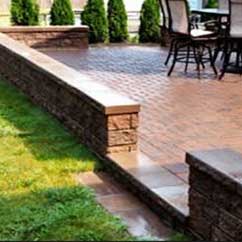 Patio brick cleaning and restoration service