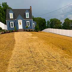 Soil and turf installation