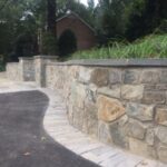 Stone Wall with Caps