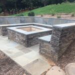Stone Fire Pit and Outdoor Seating